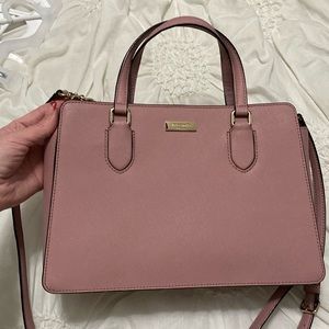 Kate Spade Satchel, Blush Pink shade.